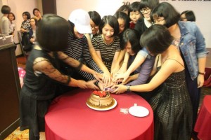 cutting cake ceremony!